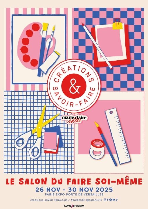 Visuel Art du Papier & Beaux-Arts pour Créations & savoir-faire 2025