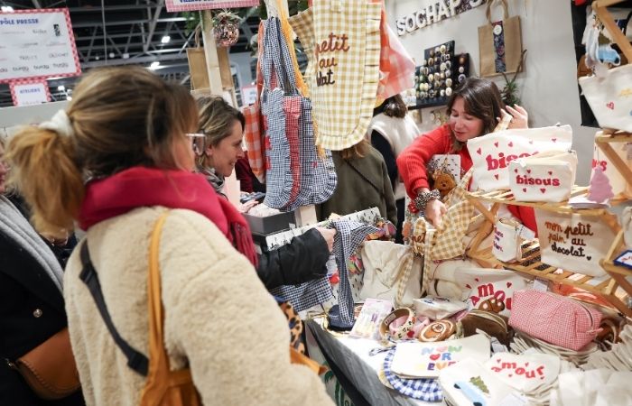 Stand bougie IOKKO sur le salon Créations & savoir-faire