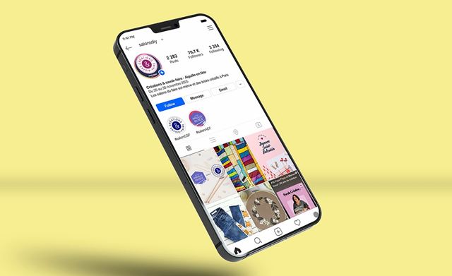 Visual of the Créations & Savoir-faire show Instagram account