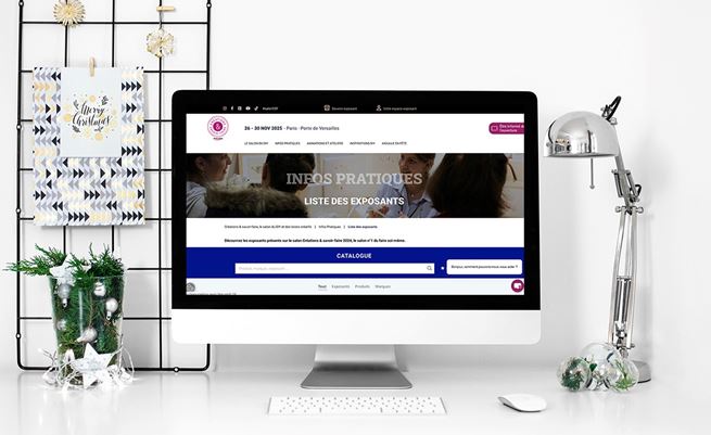 List of exhibitors on the Créations & Savoir-faire website