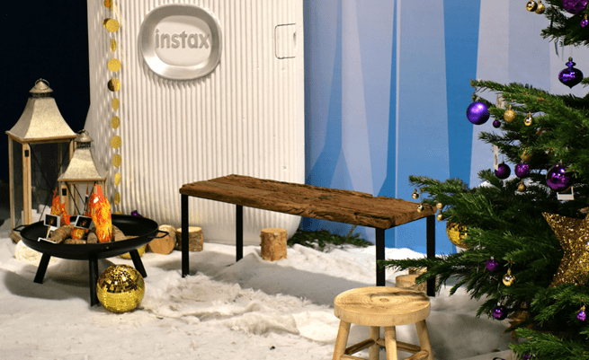 Photocall Instax sur le salon Créations & savoir-faire