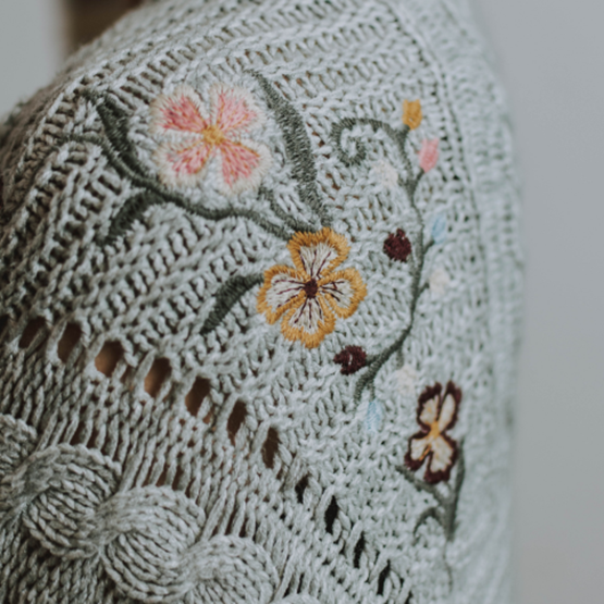 Embroidery hide-and-seek game