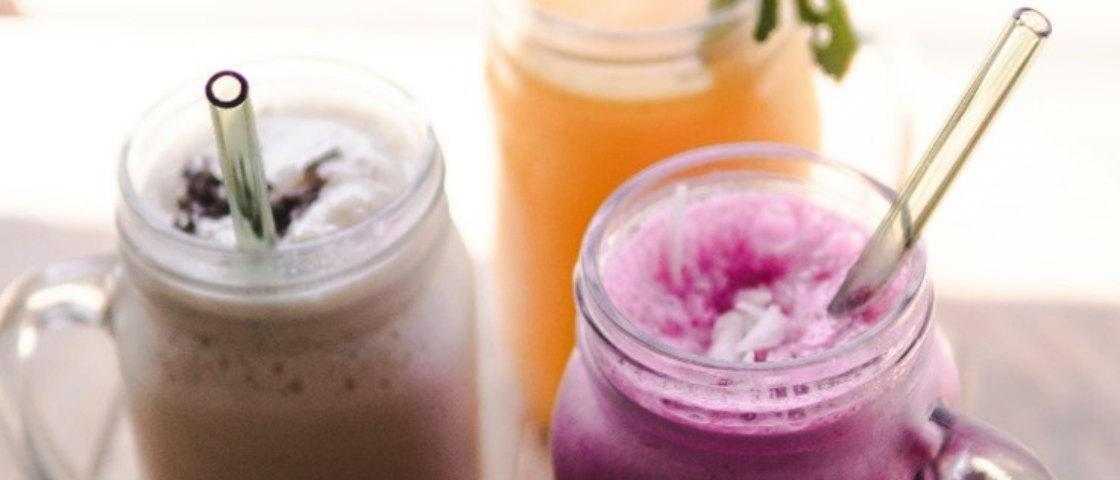 Cocktails de fruits bons pour la peau