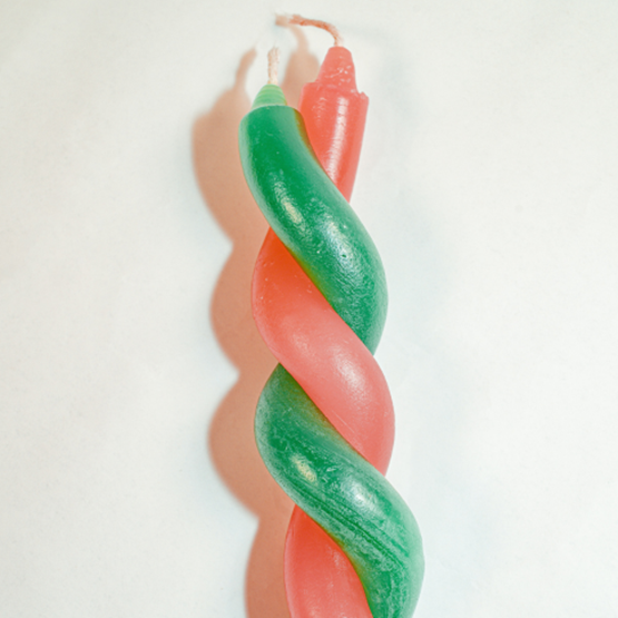Twisted candle