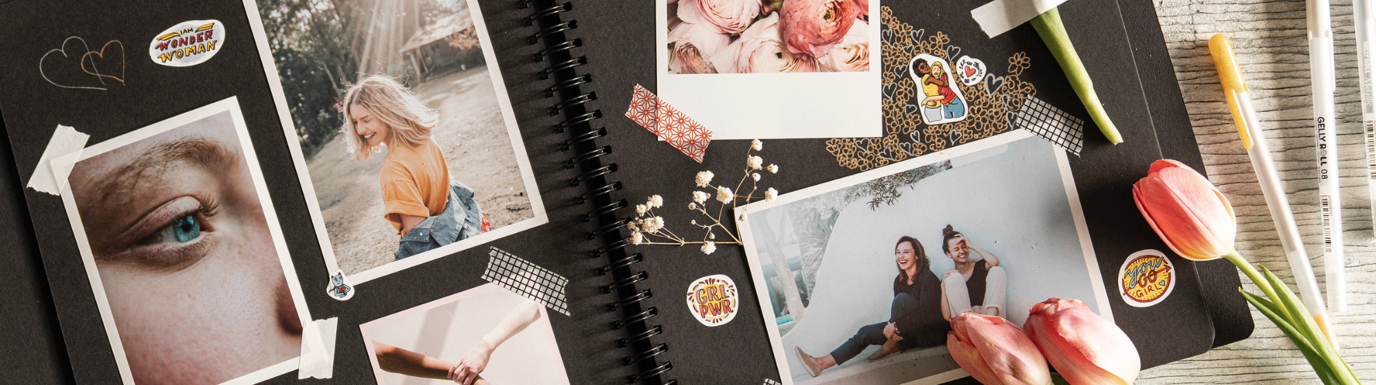 Scrapbooking article banner