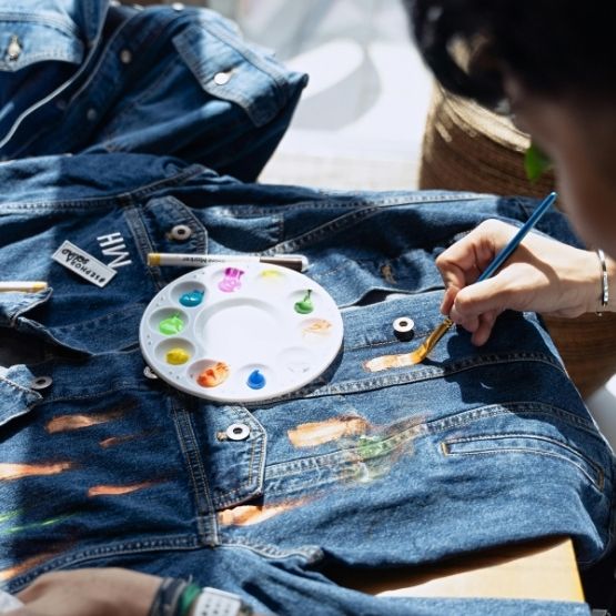 Customising jeans