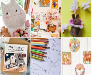 Soft creations and childlike illustrations in the world of Helena Zaïchik.