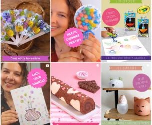 Recettes et bricolages gourmands pour enfants proposés par La Tribu des Idées.