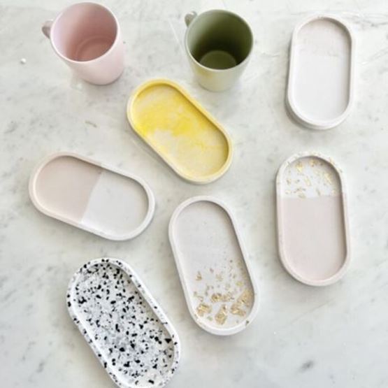Jesmonite pocket organizer and mug