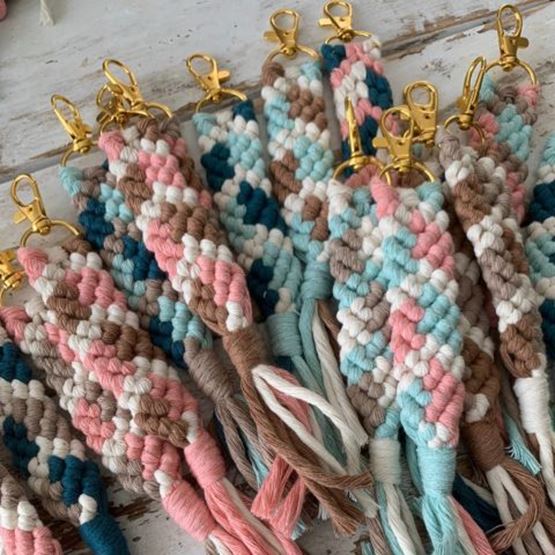 Bracelet en macramé