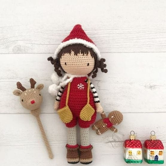 Poupée de Noël en crochet