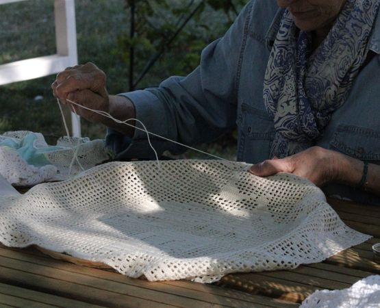 Couture sur tissus anciens