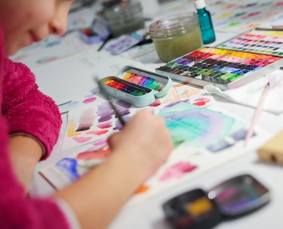 Animation maquillage avec les enfants