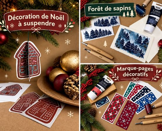 Ateliers Pébéo sur le thème de Noël