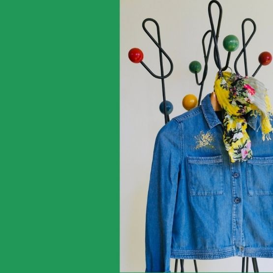 Green Bobine denim jacket