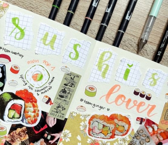 Tombow scrapbooking notebook