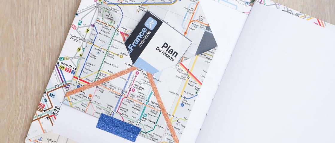 Handmade DIY travel journal