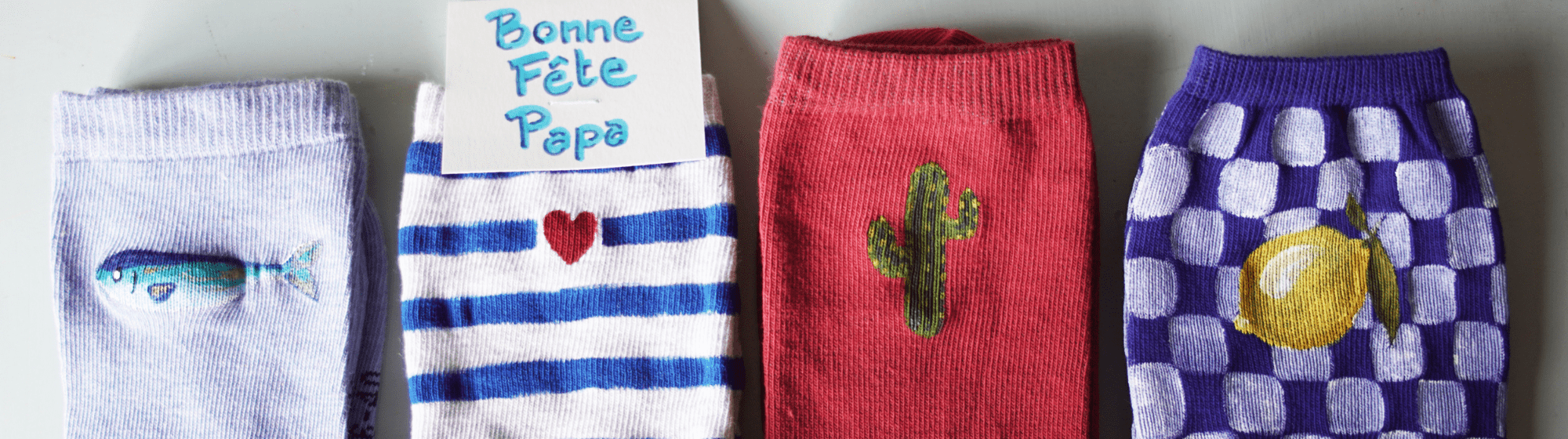 Chaussettes personnalisées pour la fête des pères