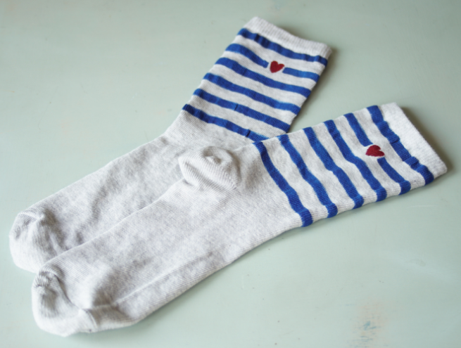 Step 6 of DIY socks for Father's Day