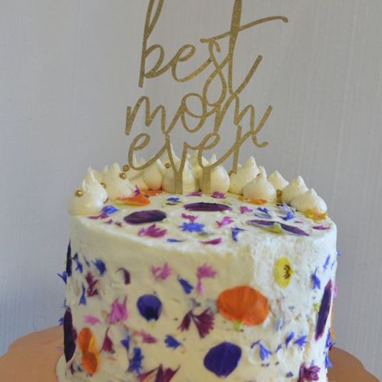 Gateau en fleurs