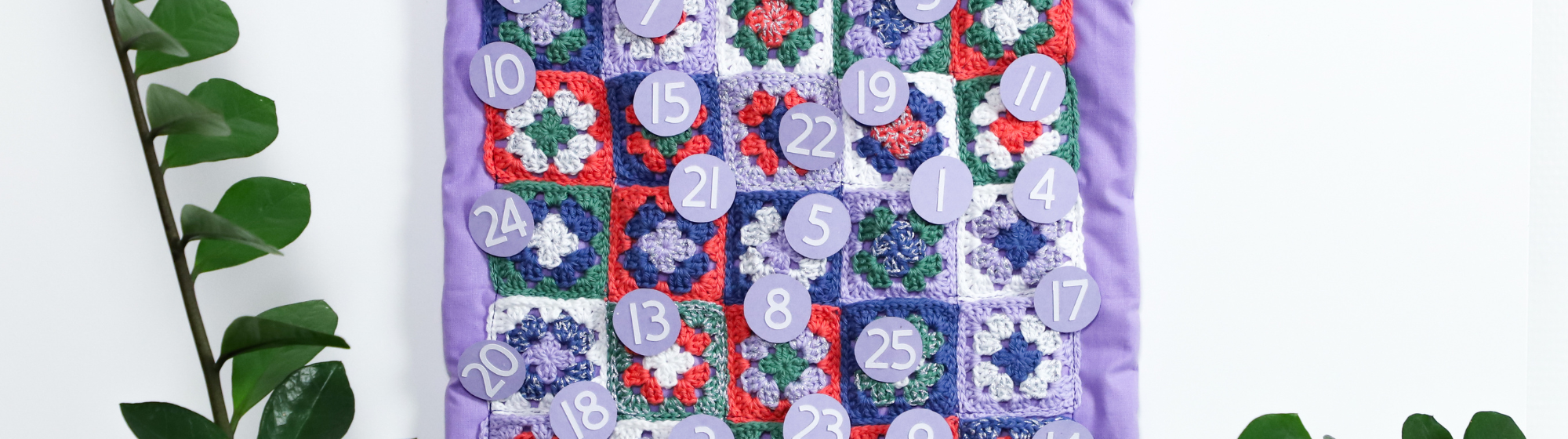 Tuto Calendrier de l'Avent en granny square