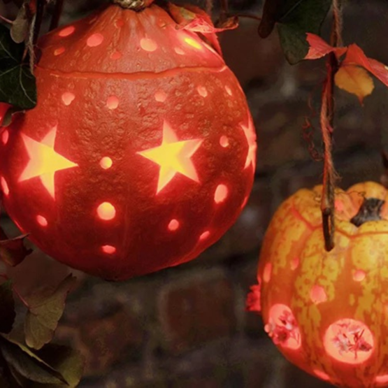 DIY Halloween lanterns