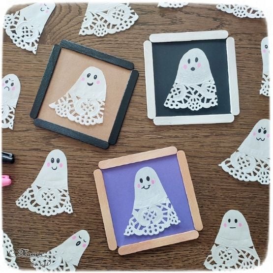 Petits fantômes en papier