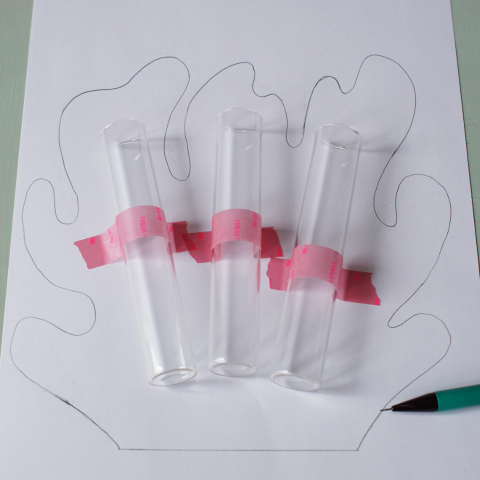 Etape 2 du tuto vase en forme de corail