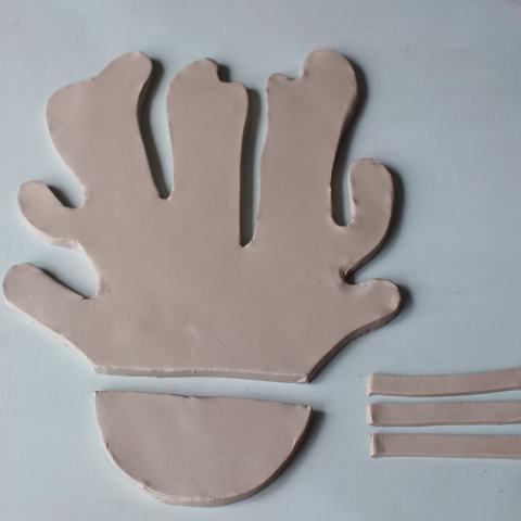 Etape 5 du tuto vase en forme de corail