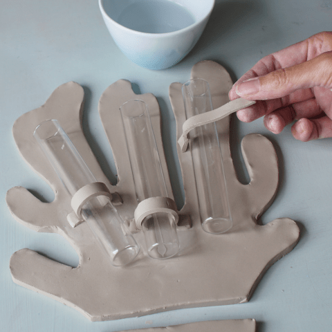 Etape 6 du tuto vase en forme de corail