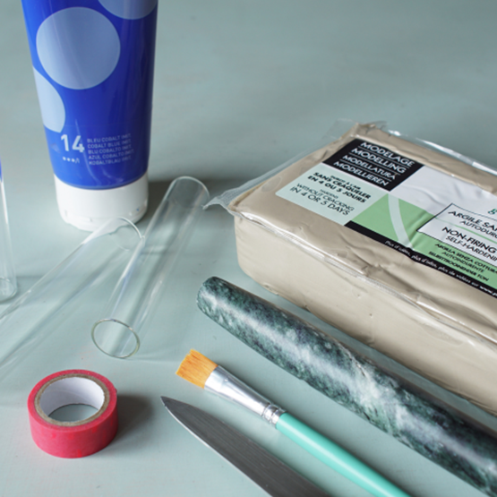 Matériel pour le tuto de vase en forme de corail