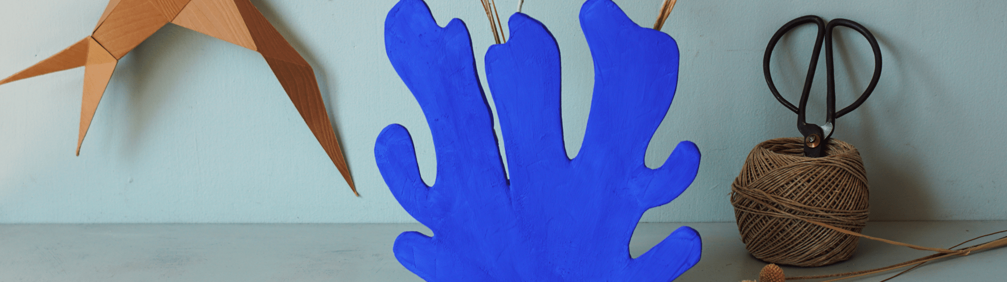 Tuto vase en forme de corail bleu