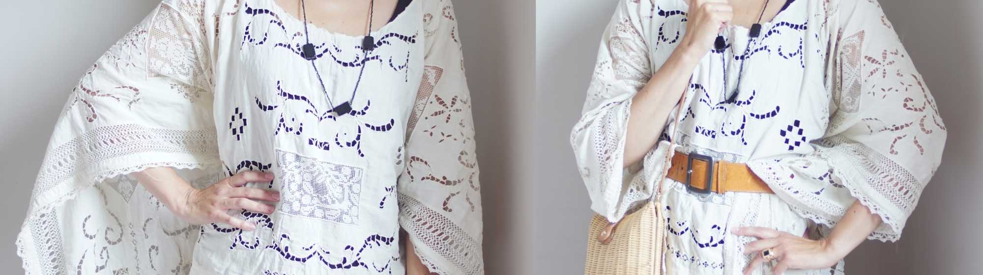 Finished kimono jacket, ready to wear