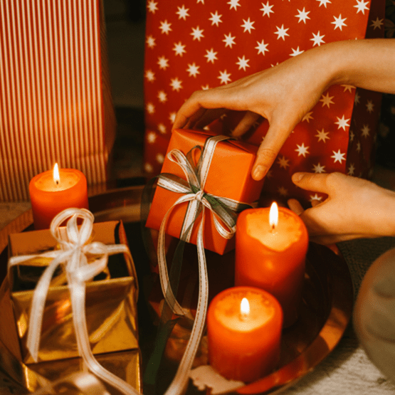 DIY déco de Noël - Bougies aux senteurs naturelles maison
