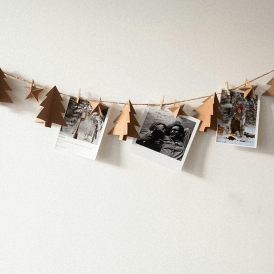 DIY déco de Noël - Guirlandes de papier recyclé
