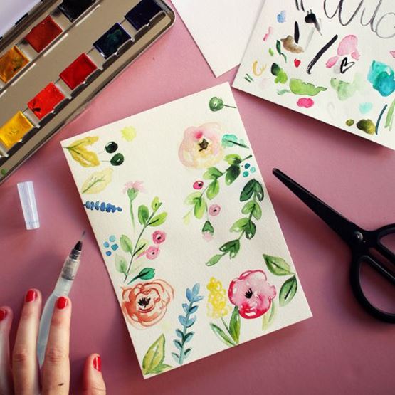Aquarelle par Poulette Magique
