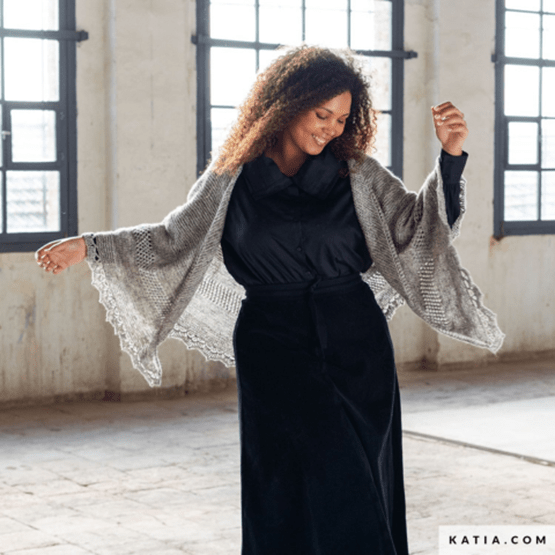 Le châle douillet femme Katia
