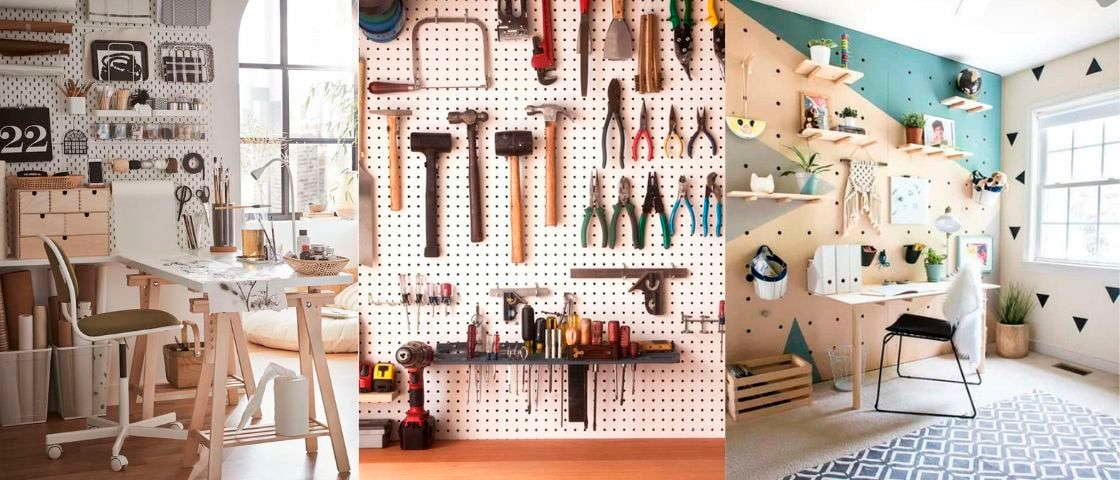 Pegboard pour ranger ses outils de bricolage 