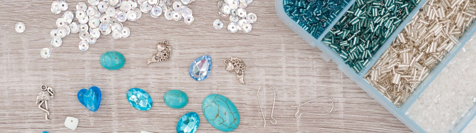 Beads and accessories for creating crafted earrings 