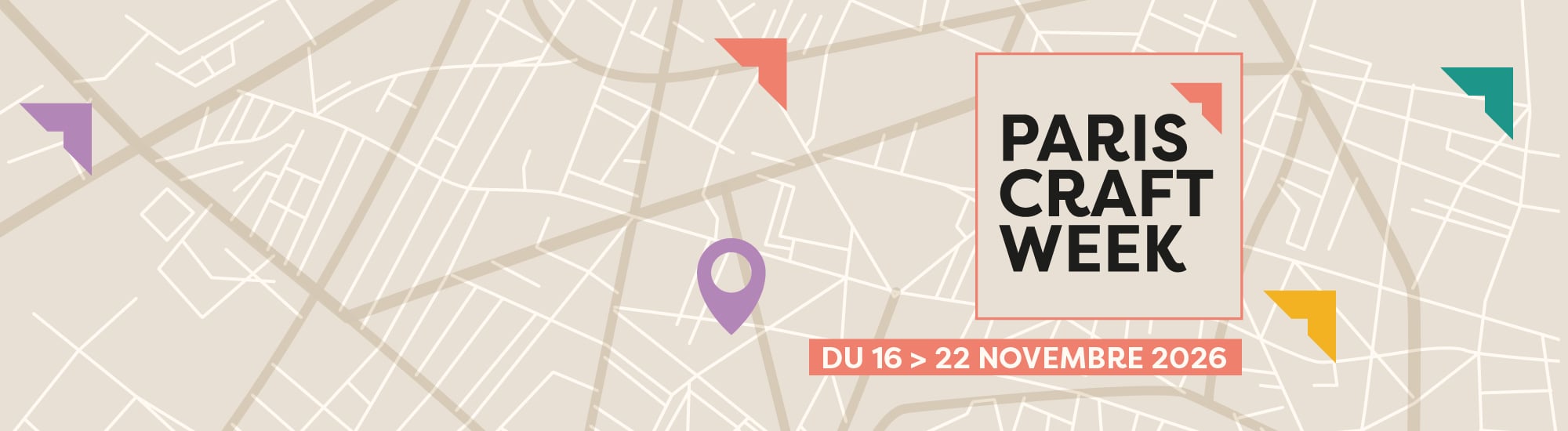 Bannière Paris Craft Week