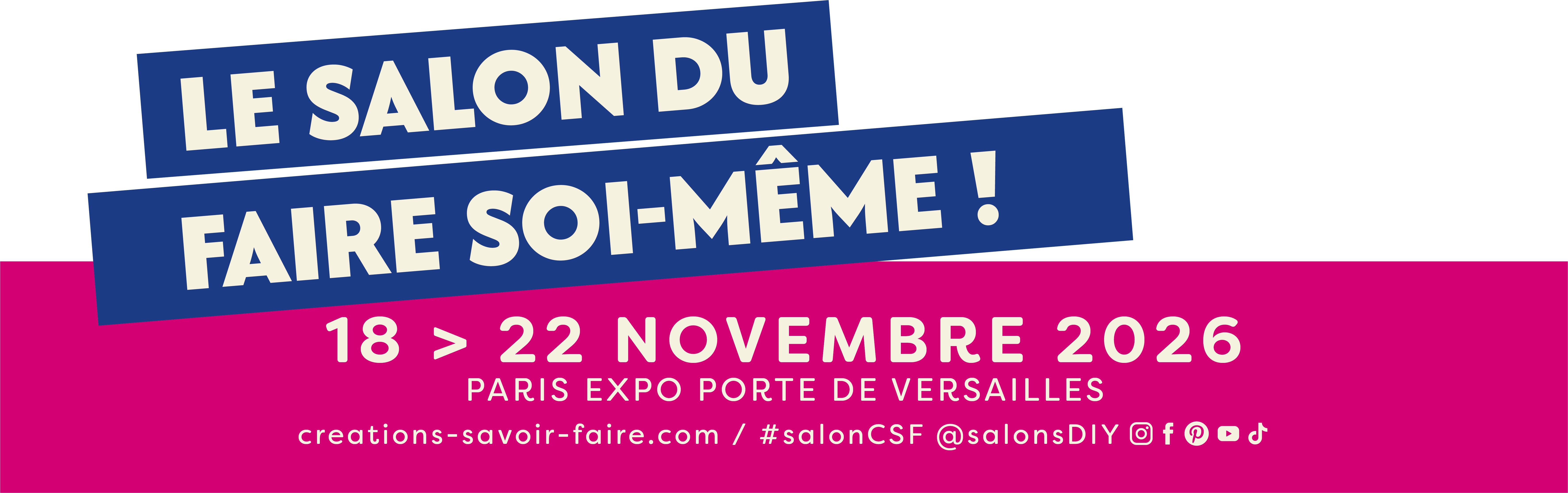 Bloc marque Créations & savoir-faire 2026