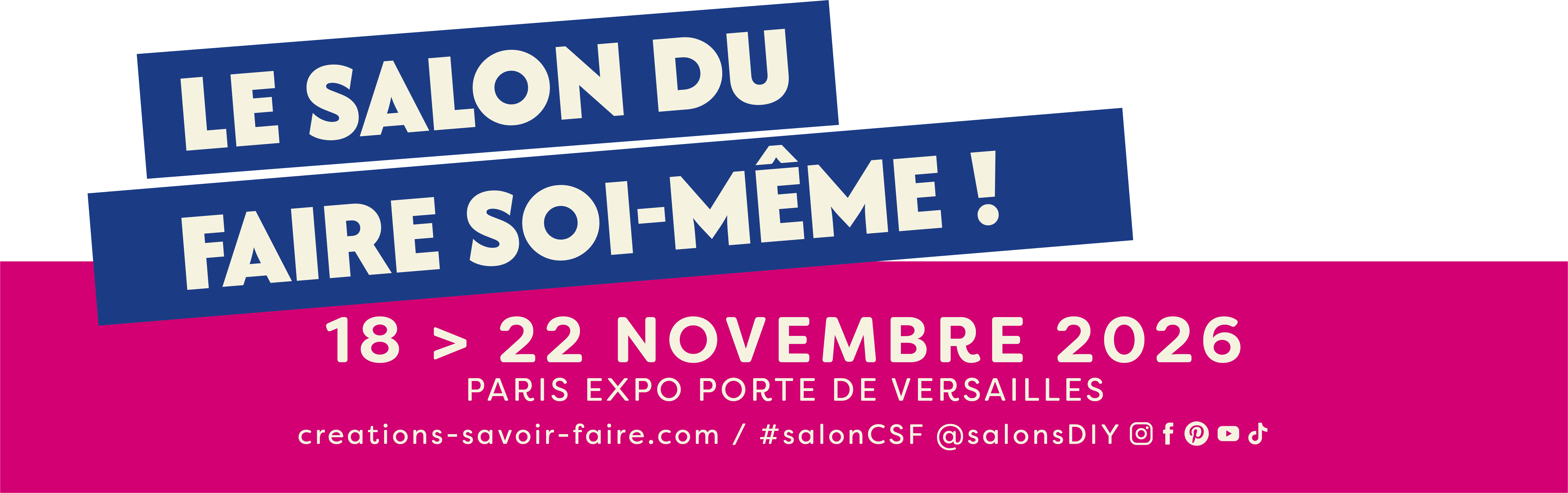 Bloc marque Créations & savoir-faire 2026